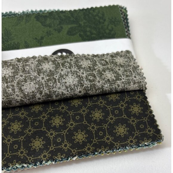 Andover Fabrics Evergreen 5"x5" Cotton Quilting Fabric Charm Pack 42 Pieces - Picture 6 of 15